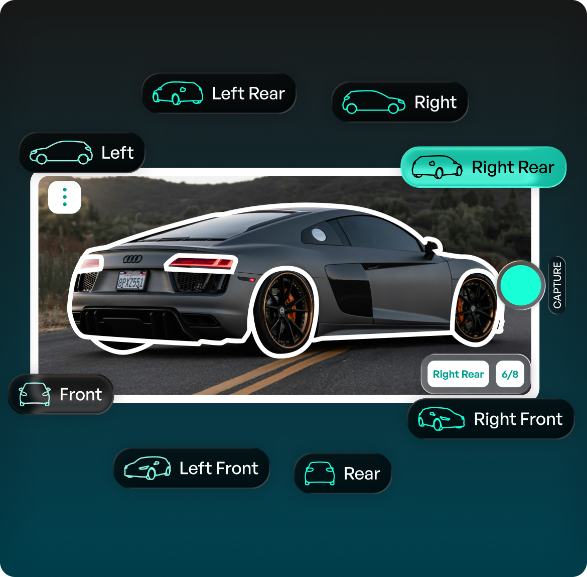 Guided vehicle scanning interface